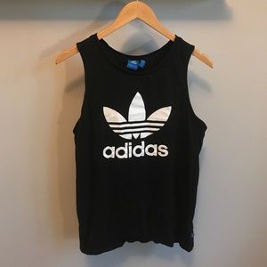 Adidas trefoil classic loose women’s tank in black